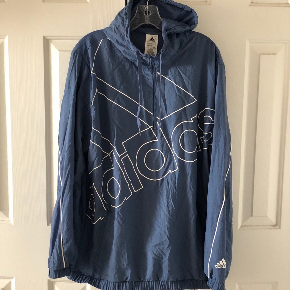 Adidas Windbreaker Pullover Jacket - image 1